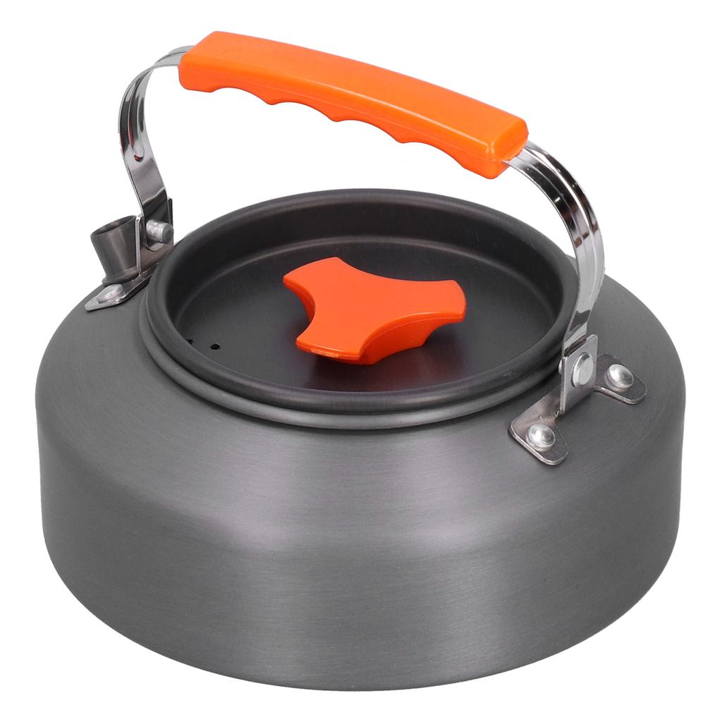 1.1L Portable Aluminium Alloy Water Kettle Teapot Coffee Pot Outdoor Camping Supplies