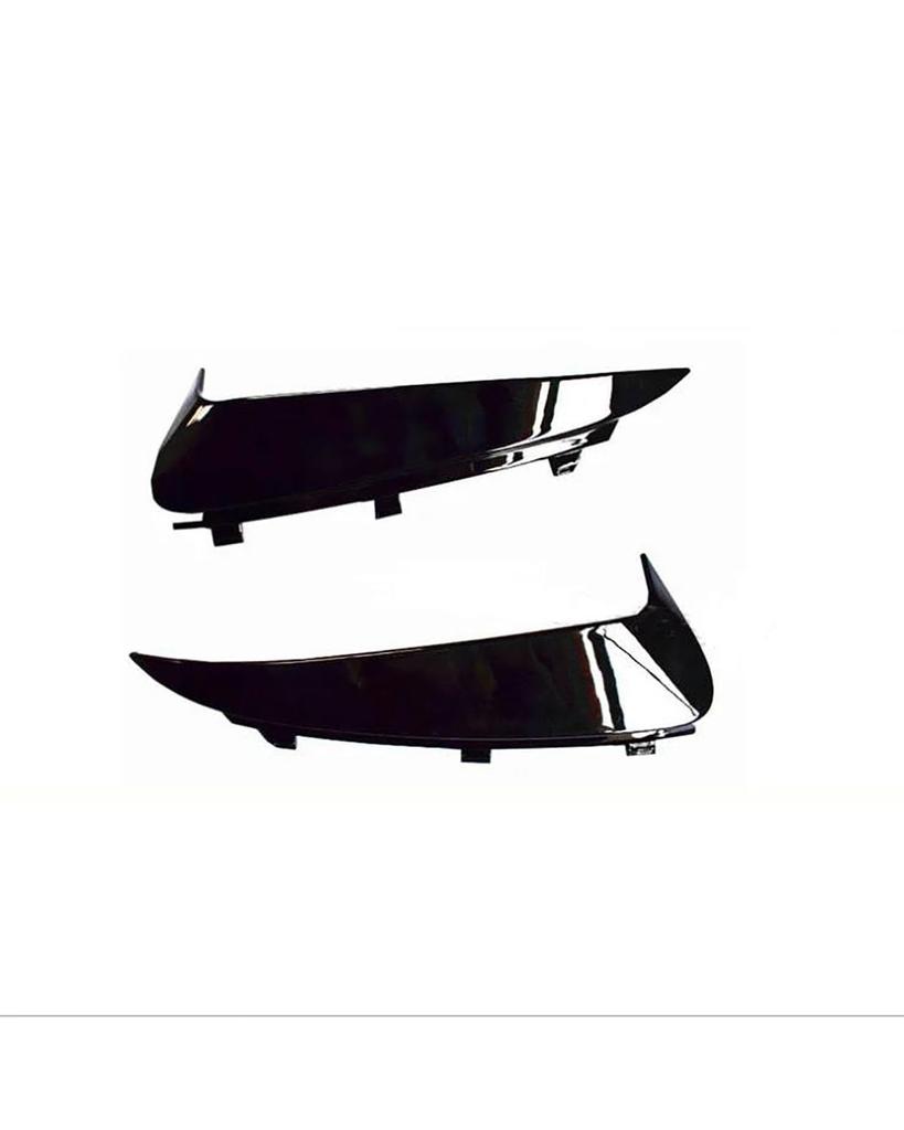 Stoßstangenspoiler für C-Klasse W205 C205 S205 Coupé Limousine Kombi Glanzschwarz Heckstoßstange