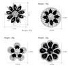 Vintage Flower Brooch For Women With Rhinestone Embellishments Fashion Accessory Gift Idea