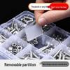 Detachable Multi-Compartment Storage Box for Electronic Components and Small Parts