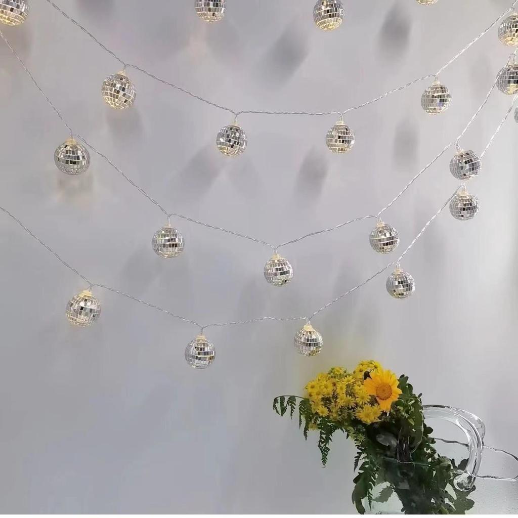 LED Lens Ball String Lights for Festivals & Parties - Disco and Christmas Decorations