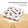 Felt Puzzle Box for Indoor Cat's Mental Stimulation, Interactive Hide & Seek Plaything Training Tools