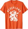 Nederland Netherlands Lion Holland Vintage Orange T-Shirt