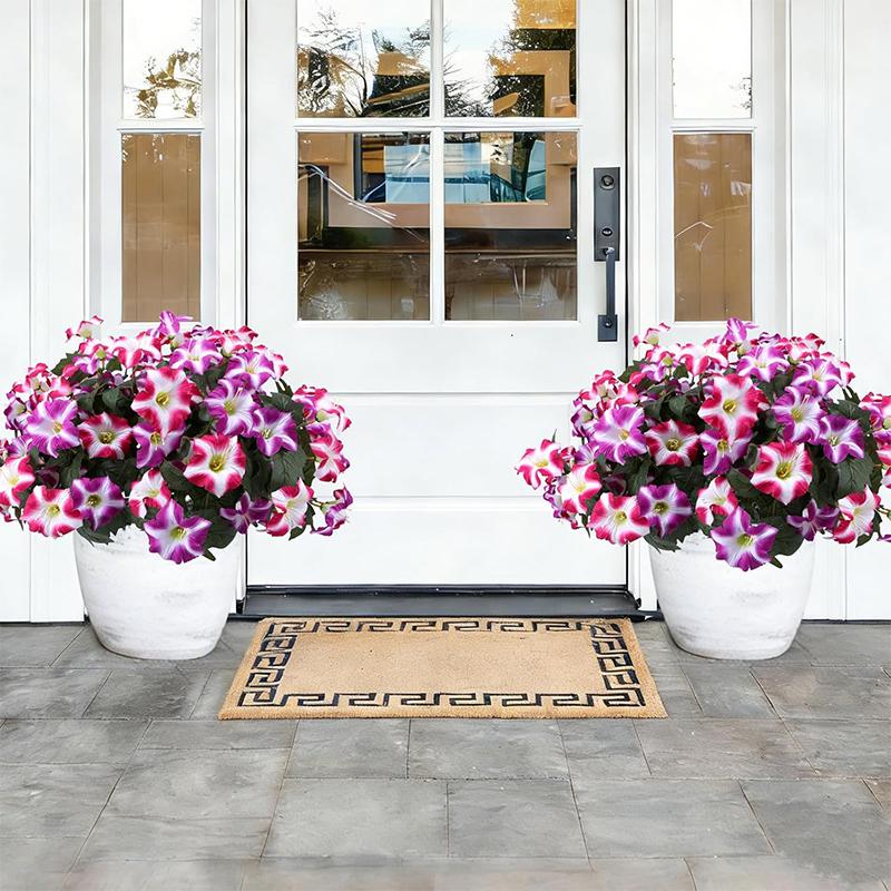 1/2Pcs Morning Glory Artificial Flowers UV-Resistant Silk Fake Flower for Home Room Decor Garden Wedding Decoration Outdoor