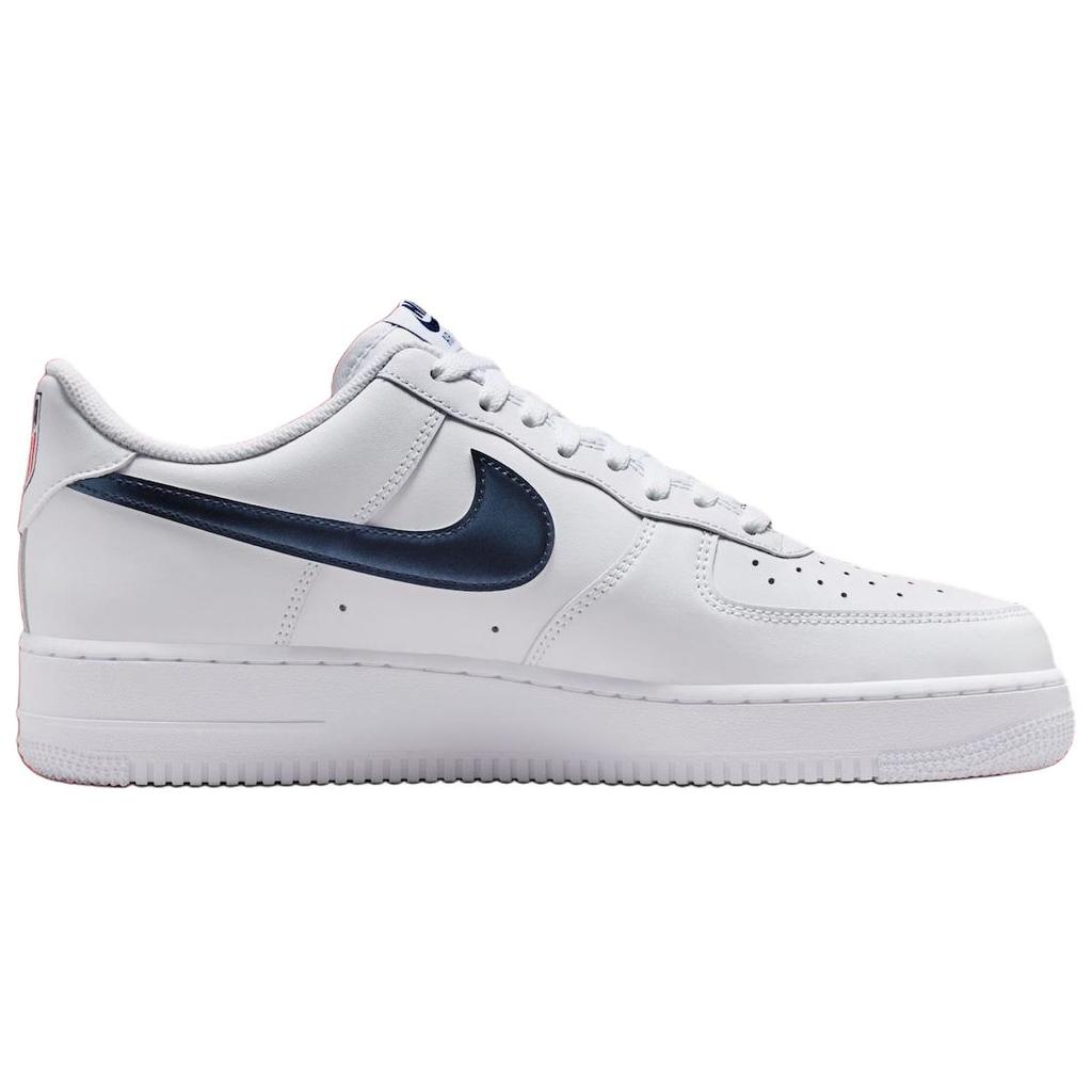 Nike Air Force 1 Low Team USA Sneakers da Uomo Bianco Metallico-Oro-Blu Mezzanotte-Rosso Universitario IQ0407-100