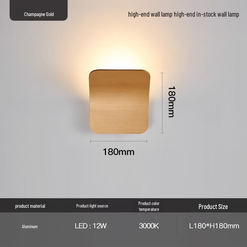 Nordic Modern Minimalist Wall Lamp - Designer Style for Living Room, Bedroom, Hallway, or Stairway.