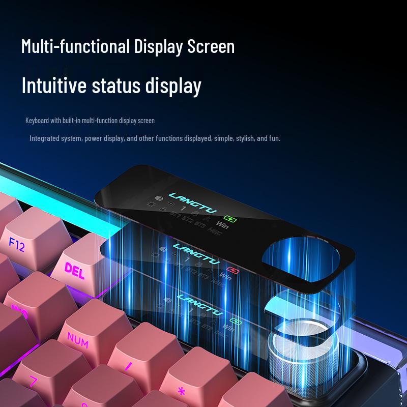 Langtu L99 Silent Wired Gaming & Office Keyboard with Mechanical Feel and Three Modes