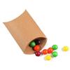 50pcs Kraft Paper Pillow Boxes Wedding Party Favor Candy Box Holiday Birthday Supplies Packaging Mystery Box Paper Bag