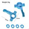 2 Pieces 1/10 RC Car Front Steering Knuckles Parts Replace Durability Easy To Install