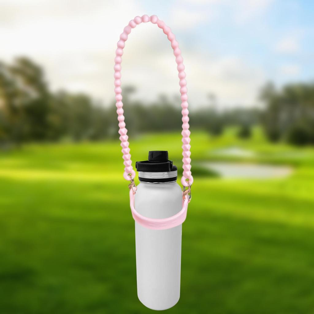 Water Bottle Handle Holder Fits Most 8-40oz Bottles Practical Silicone Elastic