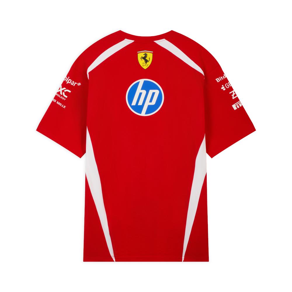 Puma X Scuderia Ferrari HP Replica Soft And Comfortable Short Sleeve T-Shirt Unisex Tops 71382701