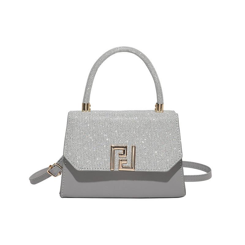 Korean Version of Textured Single Shoulder Oblique Span Bag Women's Fashion Bag Women's 2025 New Niche Design Commuter Handbag