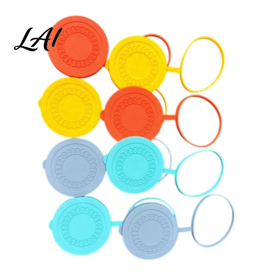 Leakproof Sealing Lid Silicone Yogurt Jar Lid Reusable for Food Covers Glass Jar Milk Bottle Dishwasher Safe Canning Cover