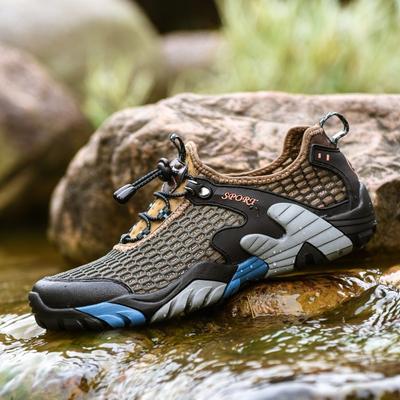 Męskie oddychające buty turystyczne Odkryte siatkowe buty na co dzień