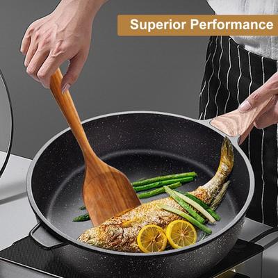 Wooden Cooking Utensils Cooking Spatulas Soup Ladles And Rice Spoons Nonstick Kitchen Tools for Comfortable Grip And Easy Cleaning