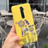 Cute Printed Phone Case For OPPO Reno2 Case Liquid Silicone Soft TPU Back Cover For Oppo Reno2 F / Z Reno 2 2F 2Z Cases Bumper