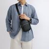 Men's Genuine Leather Bag Mini Minimalist Business Casual Chest Bags for Men Single Shoulder Bag Convenient Small Bag