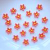 100 Pz 8mm Resina 3D Colorato Mini Fiore Gemme Flatback Figurine Scrapbook Wedding Applique Nail Art Decor Artigianato