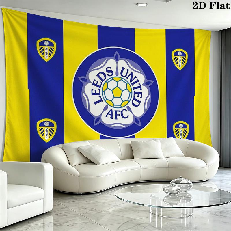 Стена Leeds United Настенный Гобелен Эстетичное Настенное Украшение Печатная Ткань Одеяло Декоративные Гобелены для Спальни Гостиной Домашний Декор