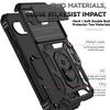 For Google Pixel 9a Case PC + TPU Phone Cover with Lens Protection Kickstand