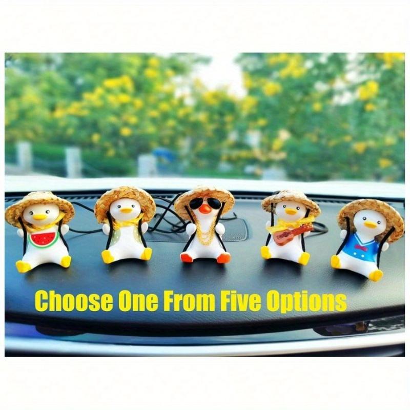 Car Mirror Hanging Accessory, Swinging Duck Car Decoration, Cute Auto Accessory For Teenagers, Car Pendant Decoration For Trucks