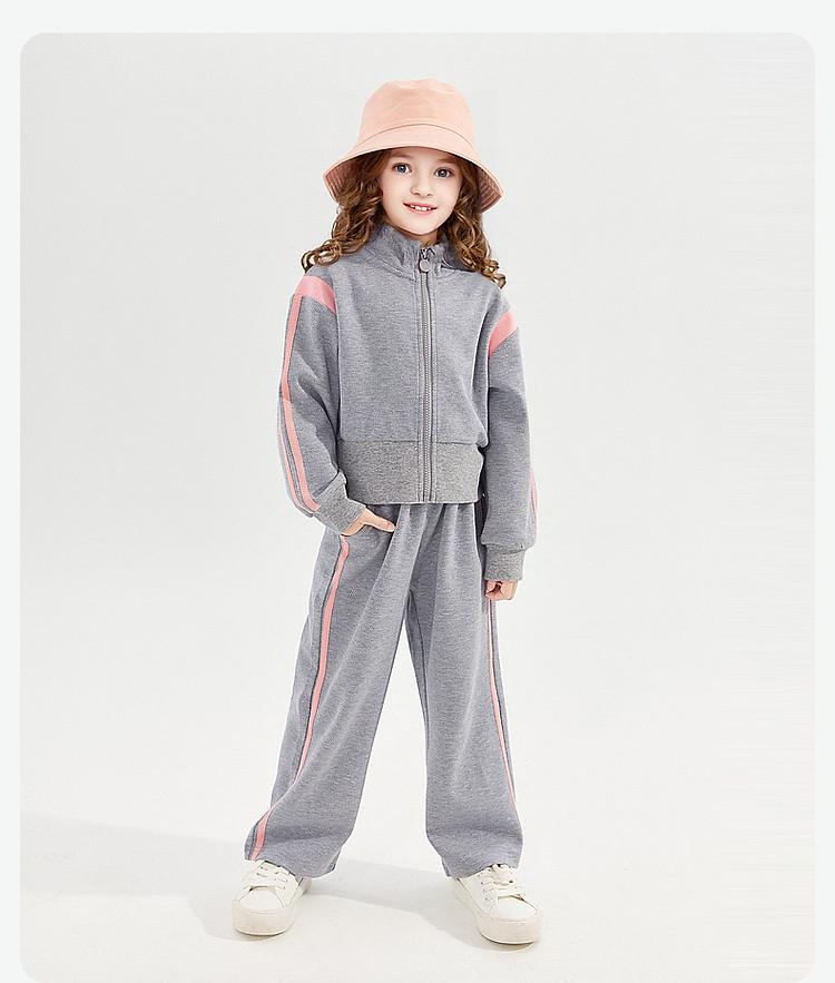 Girls' 24 Autumn Set, Medium and Large Children's Set, Two Piece Set
