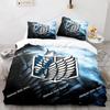 Comforter Anime Attack On Titan Bedding Set Single Twin Full Queen King Size Bedding Set Adult Kid S For Home Textiles