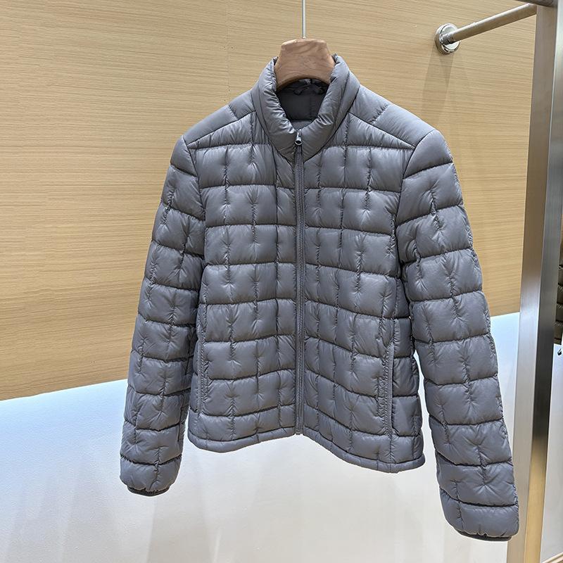 Down light and thin down jacket women's short stand-up collar new warm jacket slim and thin fashion puff jacket