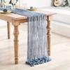 90x180/300cm Gauze Tablecloth Rustic Country Wedding Decoration Cheesecloth Table Setting  Party