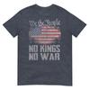 No Kings In America Us Flag Vintage No War Tshirt
