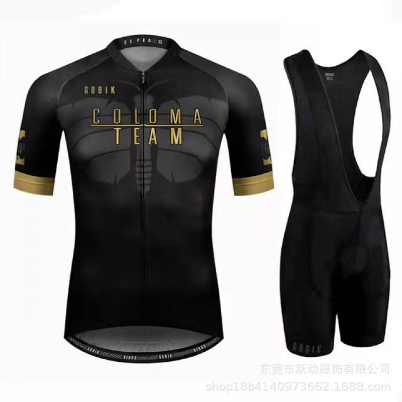 Men Women Cycling Jersey Set Long Sleeve Breathable Mountain Bike Outfit Sportswear