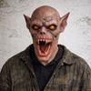 Scary Demon Monster Mask Big Mouth Latex Full Head Mask with Sharp Teeth for Halloween Party Cosplay Costume Adult