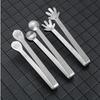 Stainless Steel Ice Clip with Thickened Design, Cute Snacks, Ice Cubes, and Food Clips