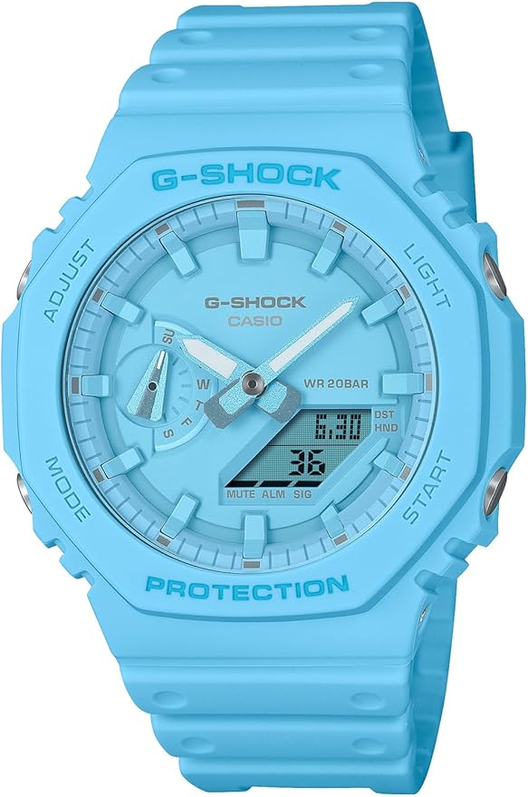 

Наручные часы CASIO G-SHOCK [Японская модель] серия TONE-ON-TONE GA-2100-2A2JF мужские бирюзовые