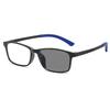 Ultra Light TR90 Photochromic Reading Glasses Sports Style Anti Slip and Anti Blue Light Glasses Outdoor Cycling Sun Protection