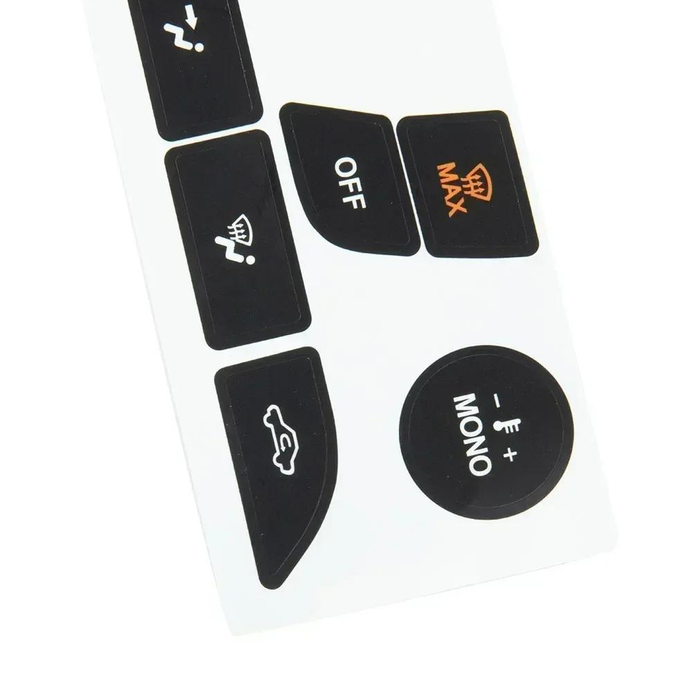 Αυτοκόλλητο Επισκευής Κουμπιών A/C Αυτοκόλλητα για Κουμπιά Κλιματισμού Κεντρικής Κονσόλας Αυτοκινήτου Για Ford Focus 1999-2005