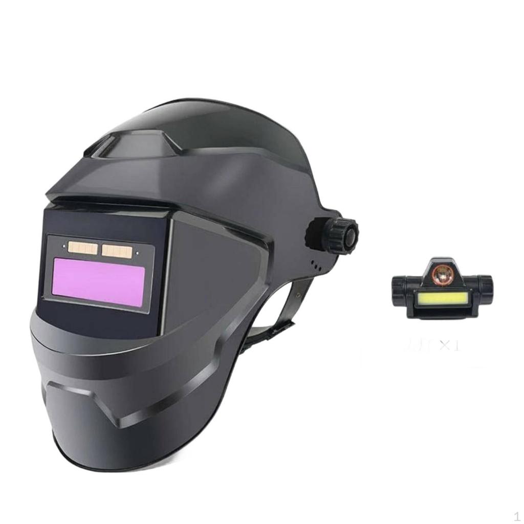 SelfDarkening Metalworking Helmet /IR Protection Full Face Guard Lightweight Solar