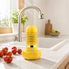 Pulitore Portatile per Frutta e Verdura, Purificatore Alimentare Impermeabile USB, Generatore di Ioni Idrossilici, Dispositivo per Lavare le Erbe Senza Strofinare, Gadget da Cucina Portatile