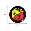 2/4/6 Stück Auto Türschloss Schlüsselloch Aufkleber Auto Schlüssel Aufkleber Emblem für FIAT Abbas Abarth 500 Panda Bravo Punto Tipo Linea Ducato Freemont