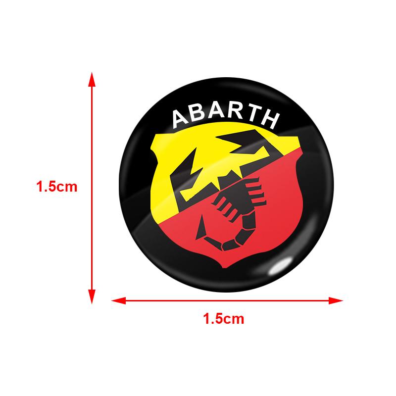 2/4/6 Stück Auto Türschloss Schlüsselloch Aufkleber Auto Schlüssel Aufkleber Emblem für FIAT Abbas Abarth 500 Panda Bravo Punto Tipo Linea Ducato Freemont