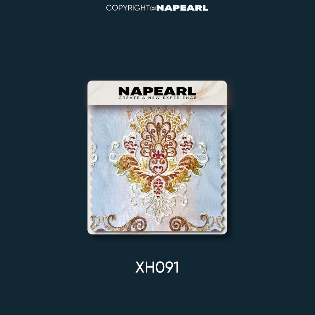 

1 шт. NAPEARL европейский стиль высококачественная вышитая ретро шифоновая штора для гостиной спальни домашний декор W100cm x L200cm