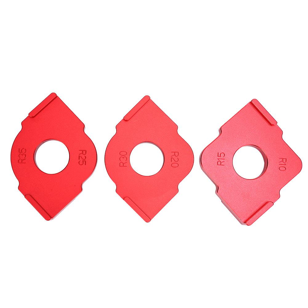 Router Template Jig Radius Woodworking Half Fillet Fast Locator Measuring Set Tool