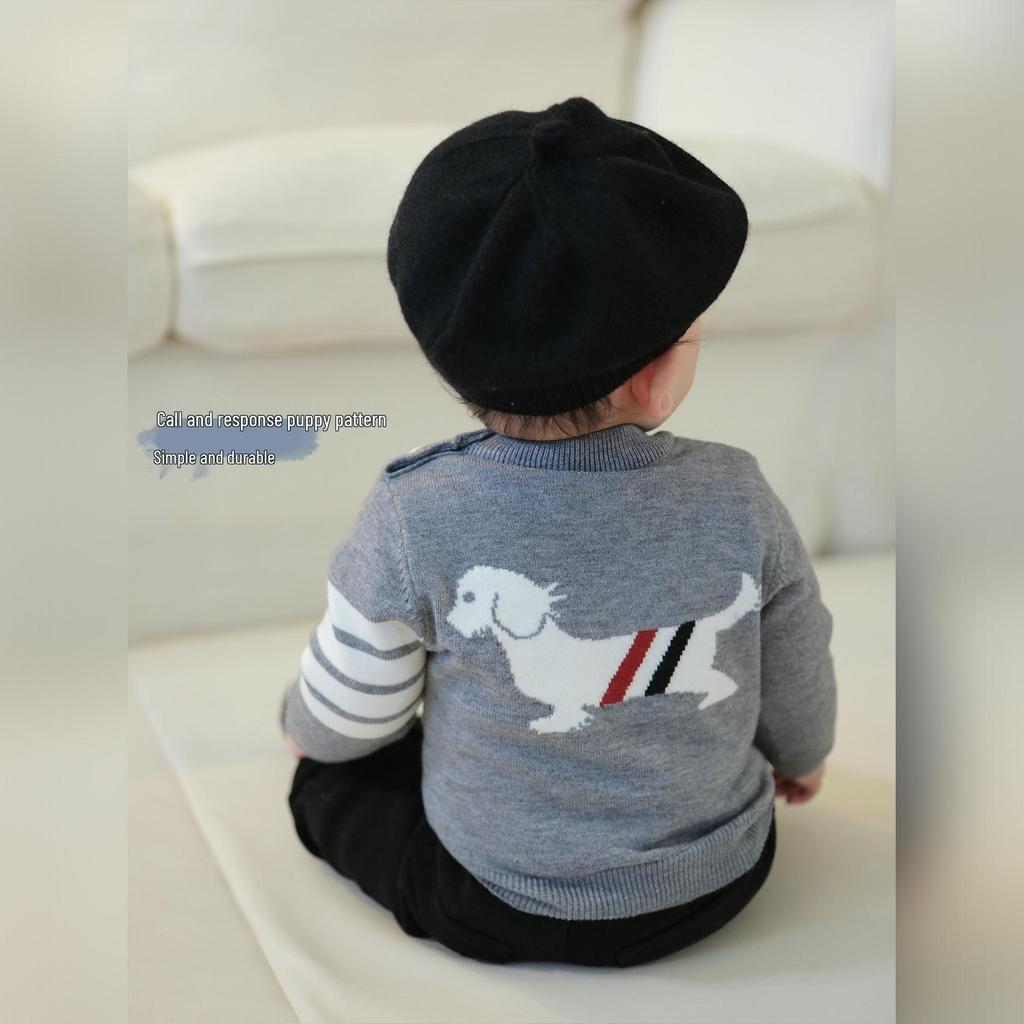 Korean Style Autumn Baby Girls' Onesie - Fashionable Toddler Spring Outfit 100-Day Full Moon Climbing Suit