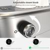 Semi automatic Coffee Machine Stainless Steel 20Bar Double Boiler Coffee Maker Steam Milk Frother with 10mm Steam Wand