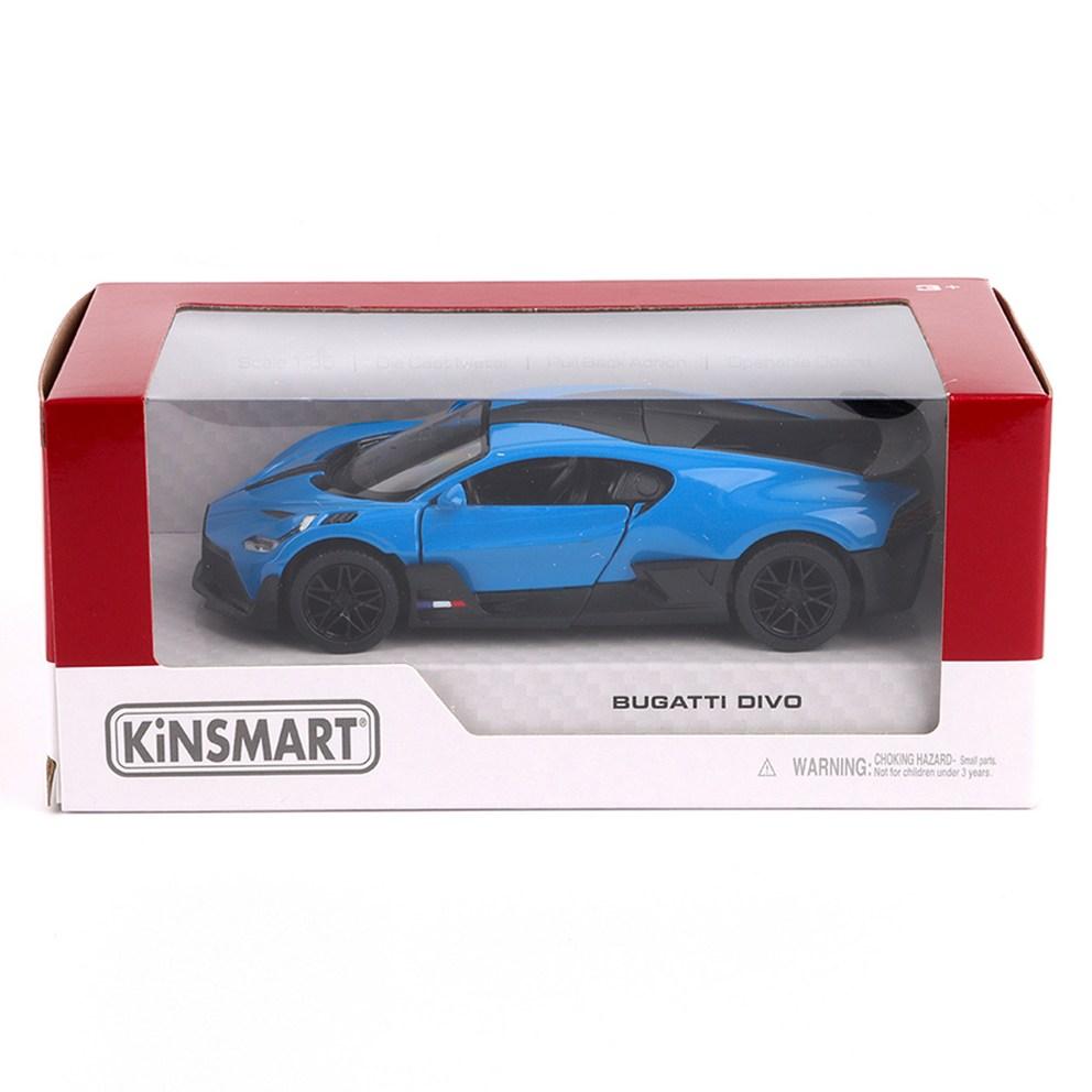 Kinsmart Bugatti Divo KT5442 Die-Cast Model Car, Blue