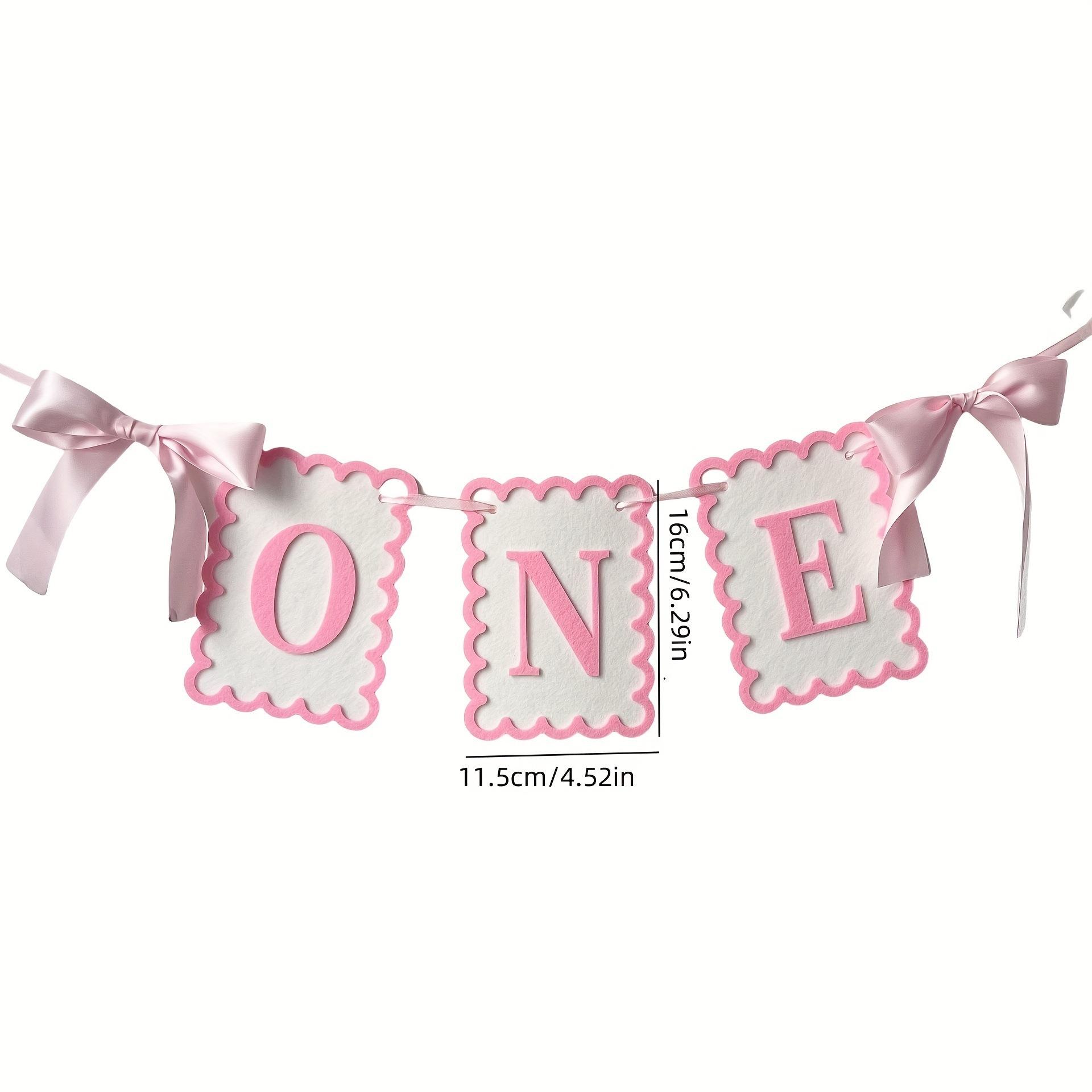 

Children s Dining Chair Baby s 1st Birthday Party Decoration ONE Letter Banner Wall Decor for Baby Shower Background