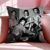 Band T-The Clash Cushion Cover Breathable Linen Pillowcase Summer Odorless Eco-Friendly Invisible Zipper Washable