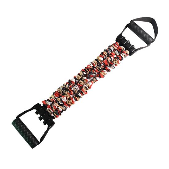 Adjustable Resistance Band with Detachable 3-Tube Chest Expander Shoulder Stretcher Men Training Full Body Stretching Band with Handle