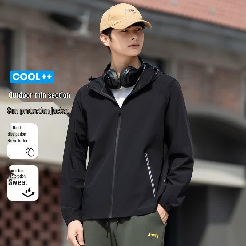 JEEP Men s Summer Quick-Dry UV Protection Jacket M