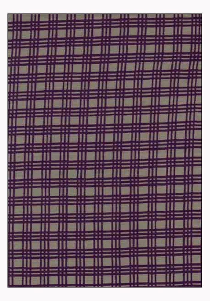 

Tenugui Hand Cotton Made in Japan Grid Niwa-zome (Japanese Towel) - Chū-sen (Dyed) - 100% - - Three-Lined
